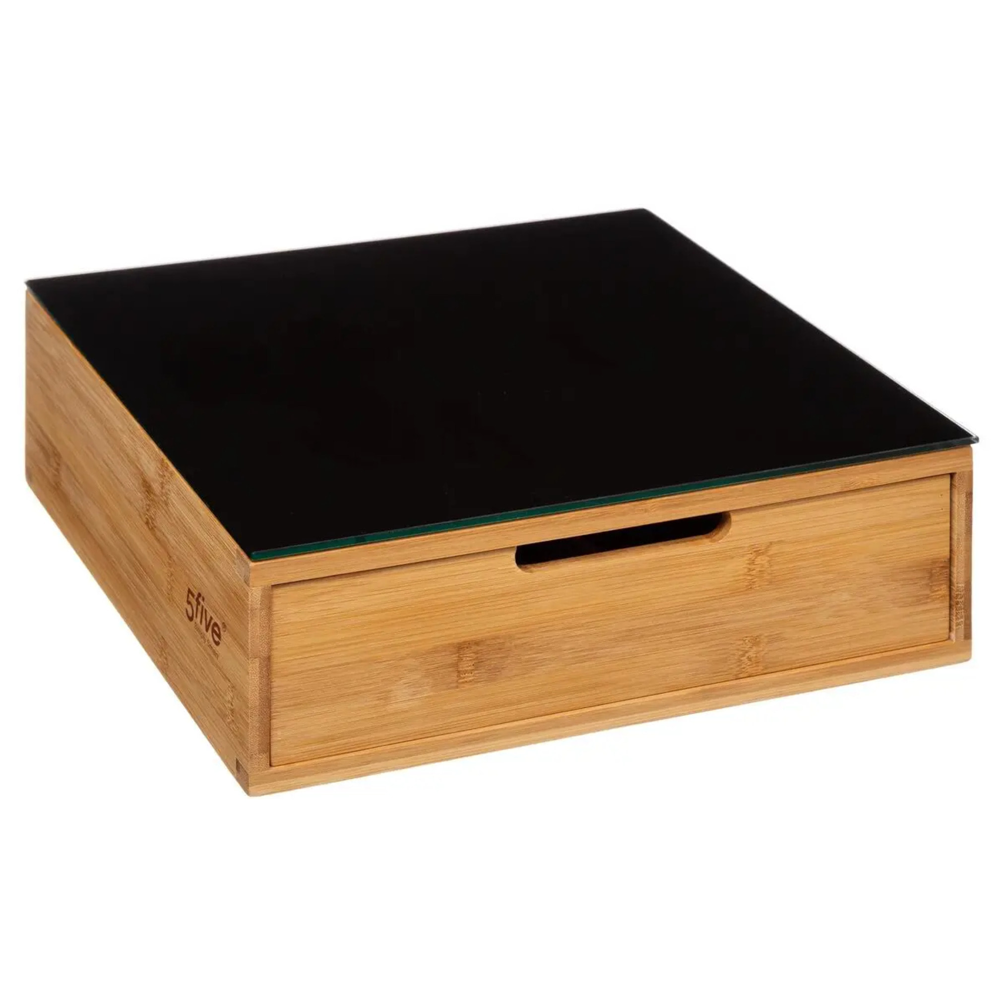 Porte-capsules tiroir bambou