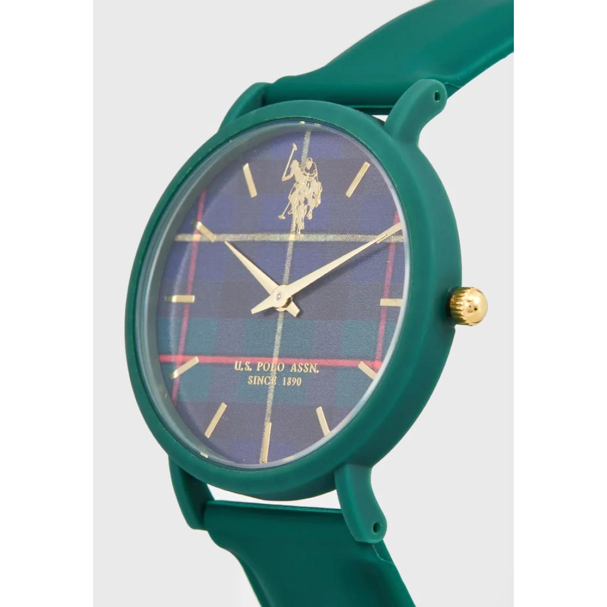 Orologio U.S. Polo Assn. In silicone verde