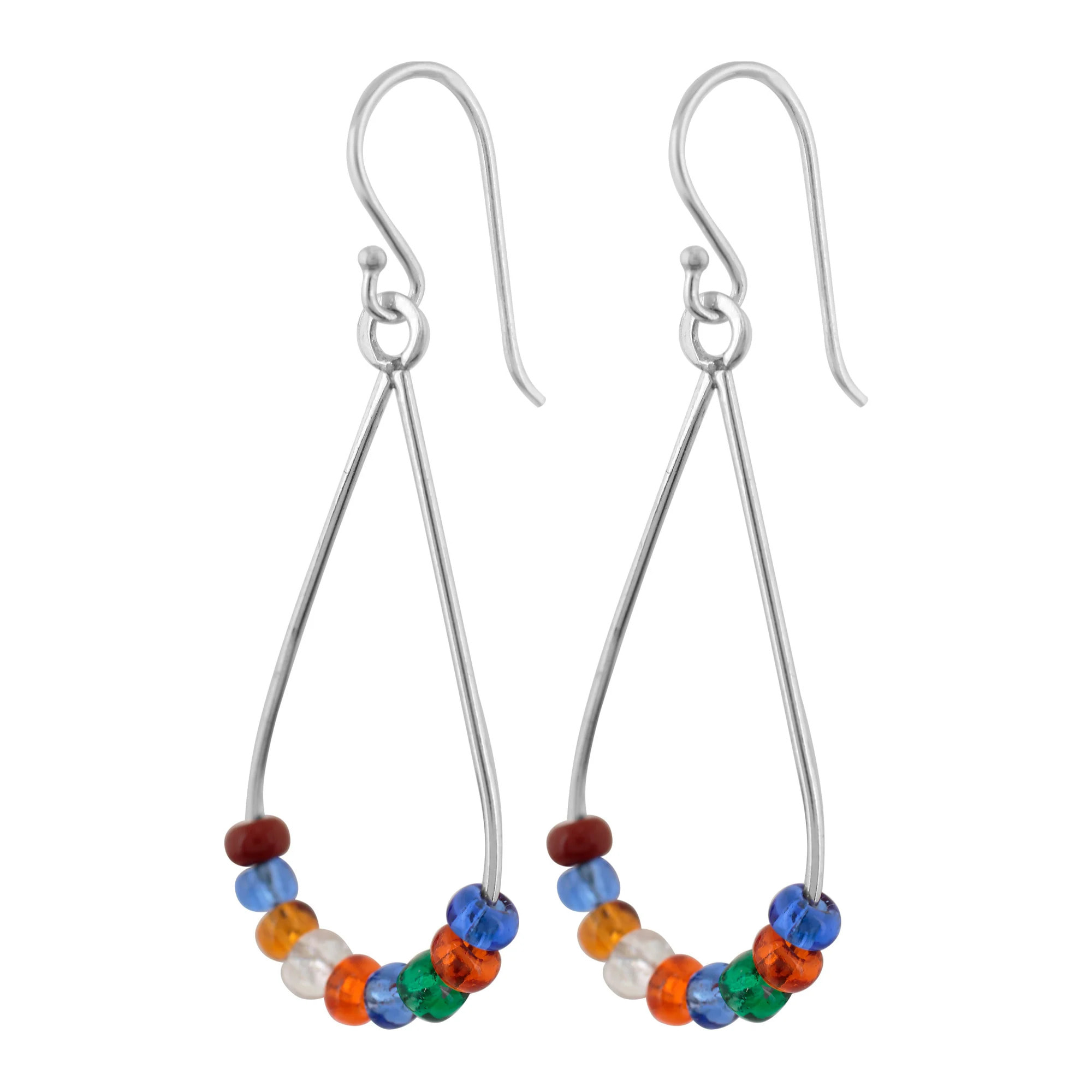 Pendiente plata de ley "Drop gde" multi