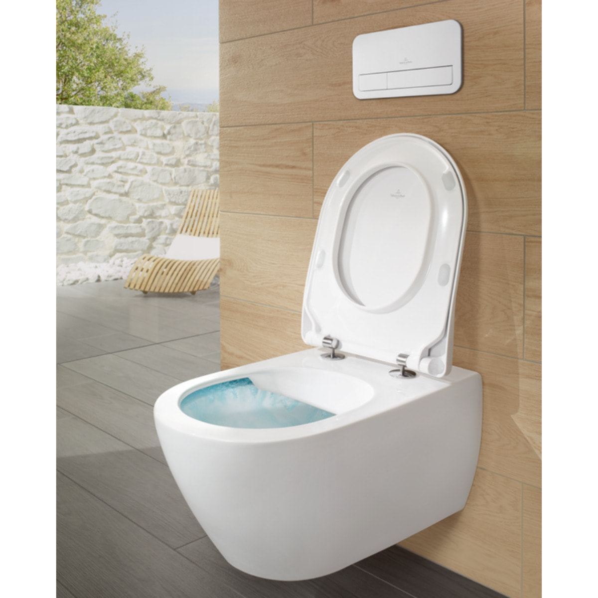 Pack WC sans bride Subway 2.0 avec abattant frein de chute + bâti Viconnect PRO + plaque blanche