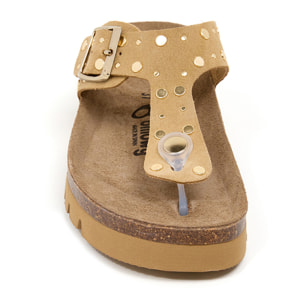 Sandalia Plataforma Marron Mujer BILLOWY MARRON
