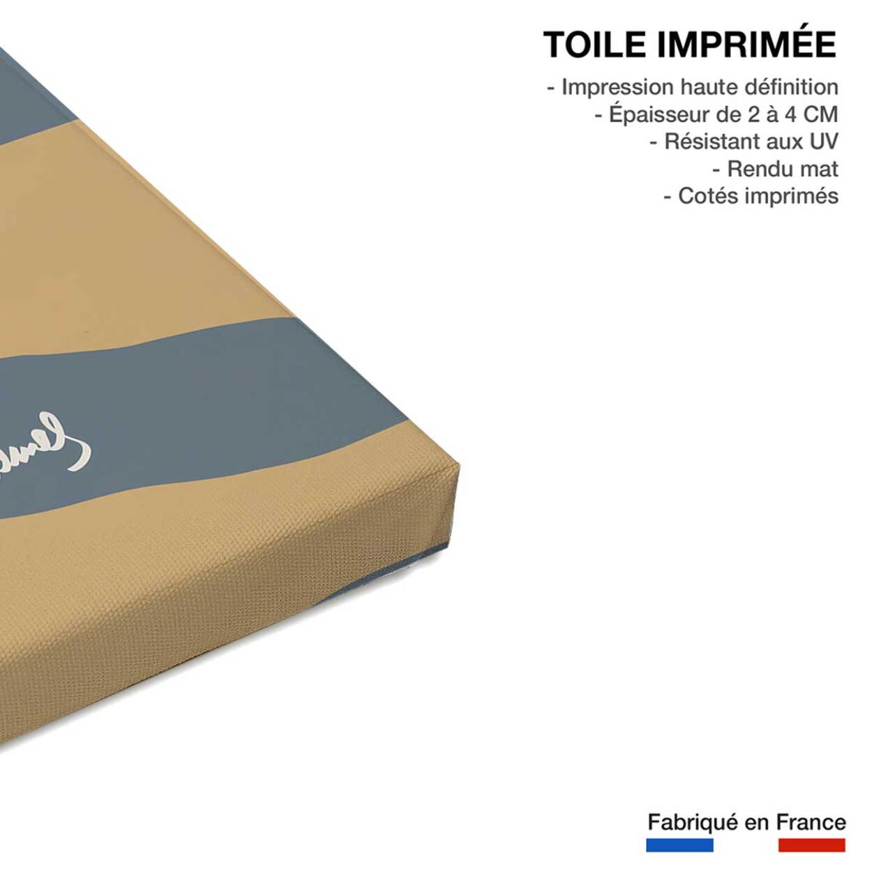 Tableau pause margarita Toile imprimée