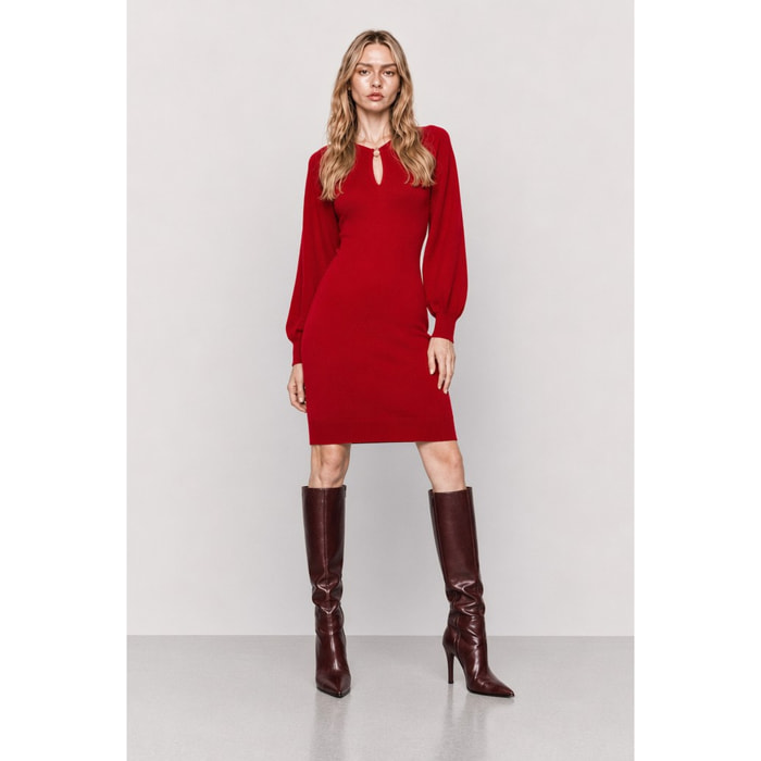 Kocca - Abito in maglia di viscosa da donna con scollo a goccia Donna