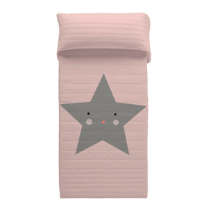 Haciendo el Indio - Colcha Bouti Estampada - 100% Algodón - Infantil - 70 gr/m² - Happy Star