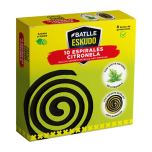 Espiral citronela Anti Mosquitos Batlle Eskudo 10UD