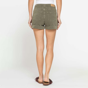 SHORT IN BULL DENIM STRETCH