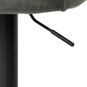 Lot de 2 tabourets de bar "Sasha" vert cèdre