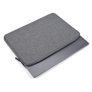 Custodia universale in neoprene per tablet da 12 pollici. Finitura Velvet con trattamento idrorepellente idrorepellente. Chiusura con cerniera.