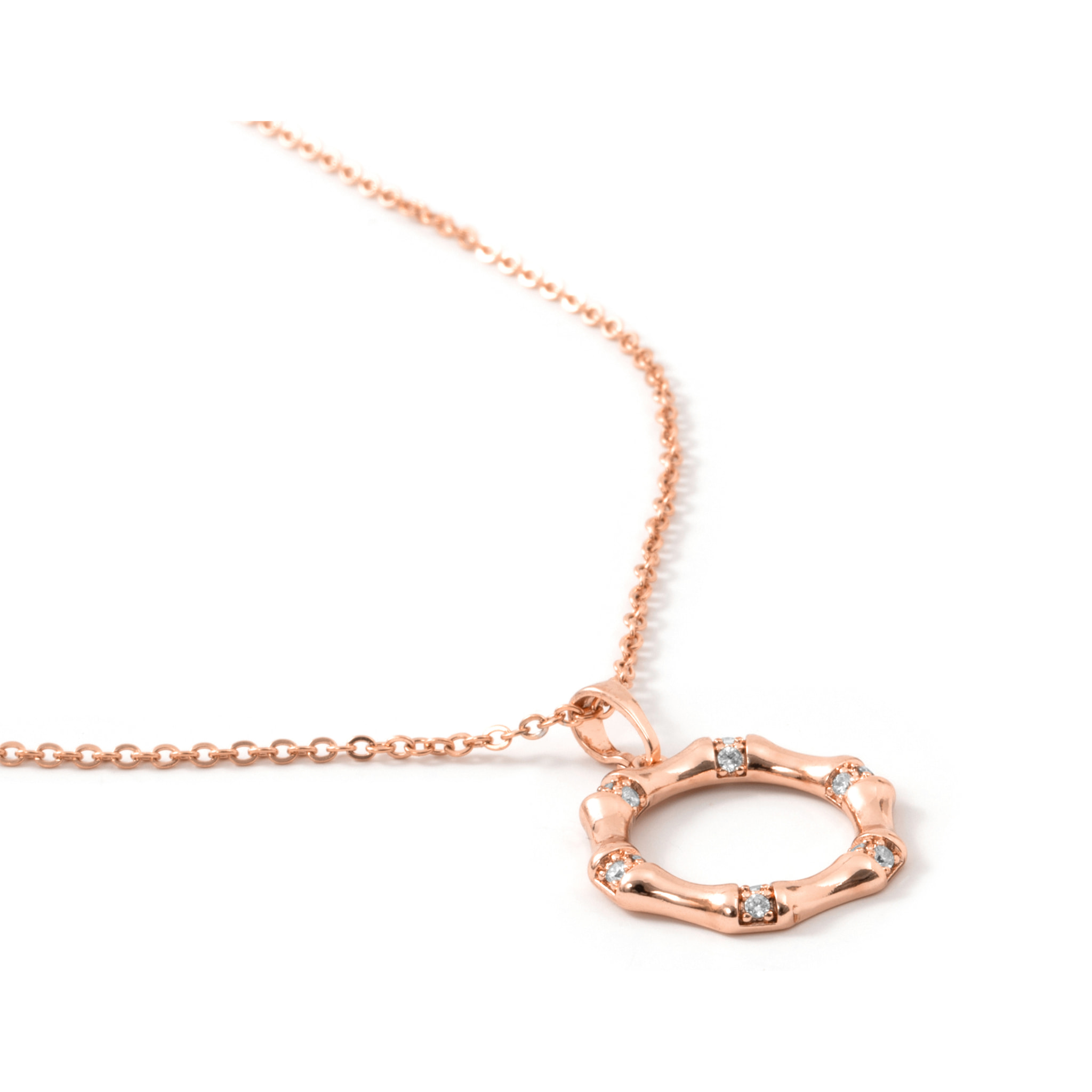 Collar Haut acabado oro rosa 18k