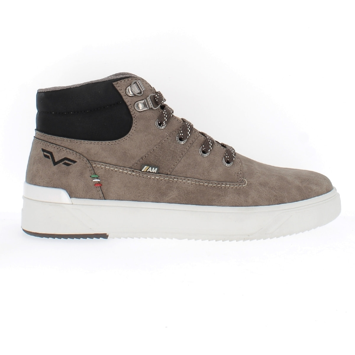 Armata di Mare Scarpe Uomo Sneakers Mid Stringate con Soletta Rimovibile in Memory Foam AMU W23D432 Taupe