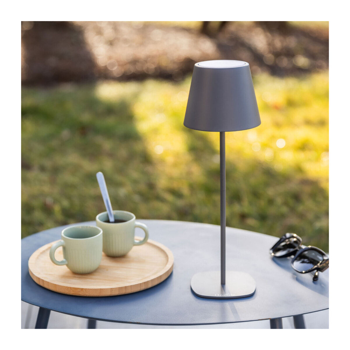 Lampe à poser 4 en 1 - Gris anthracite - NAOUSSA
