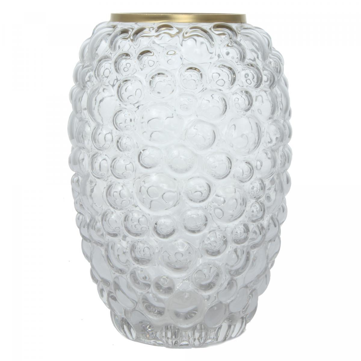 Vase soufflé à la bouche en verre KOBI