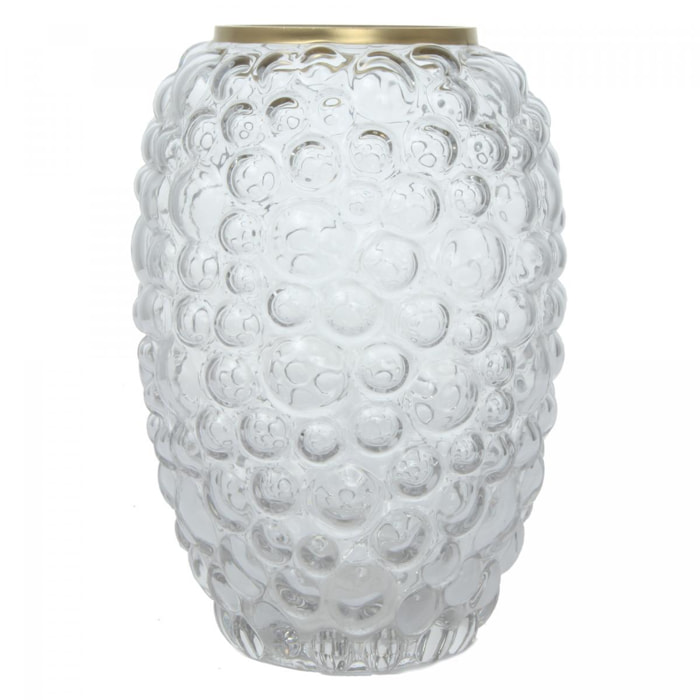 Vase soufflé à la bouche en verre KOBI