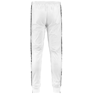 Kappa - Pantaloni Uomo Bianco - 222 Banda Dpg Brawer