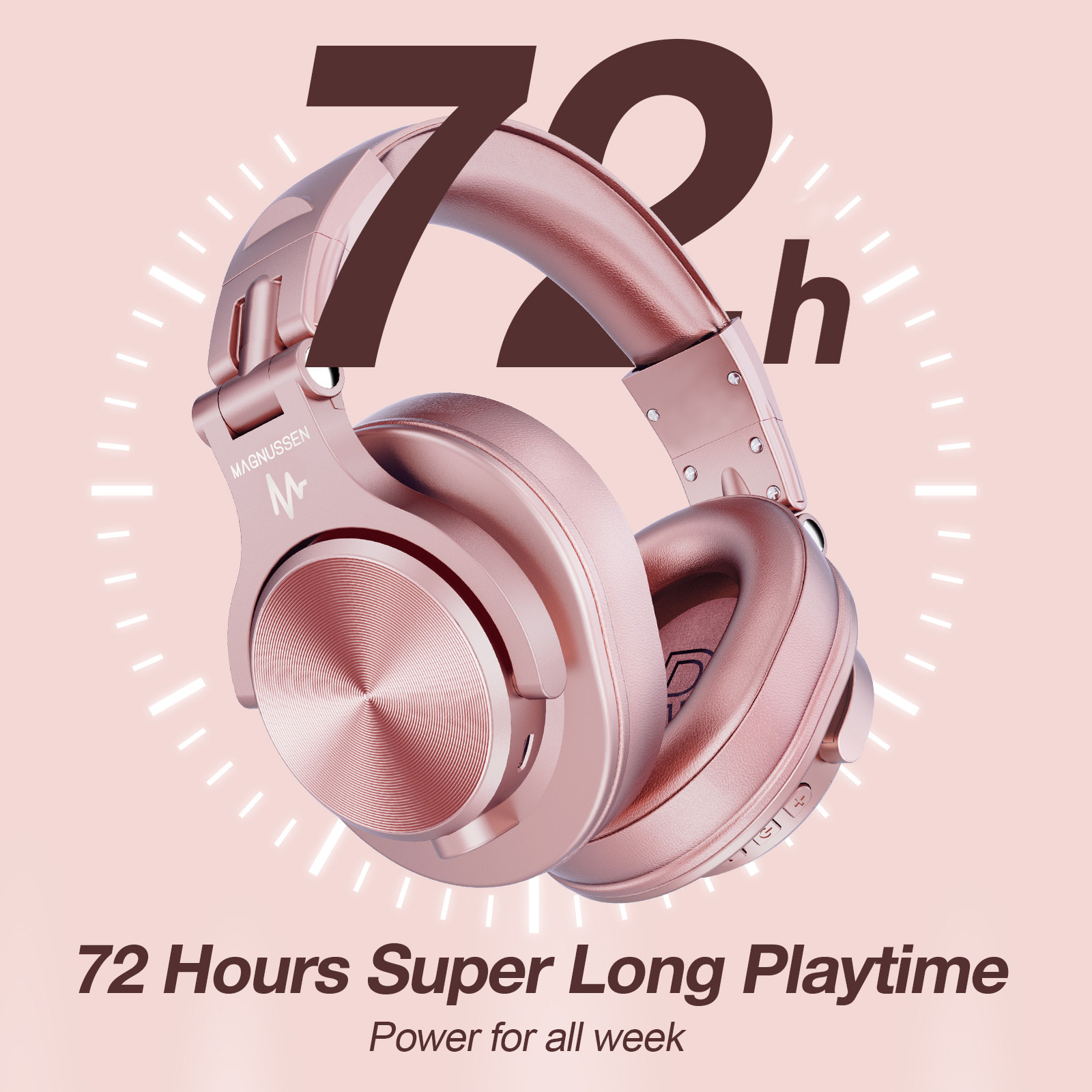 MAGNUSSEN H6 HEADPHONES en color Rosa