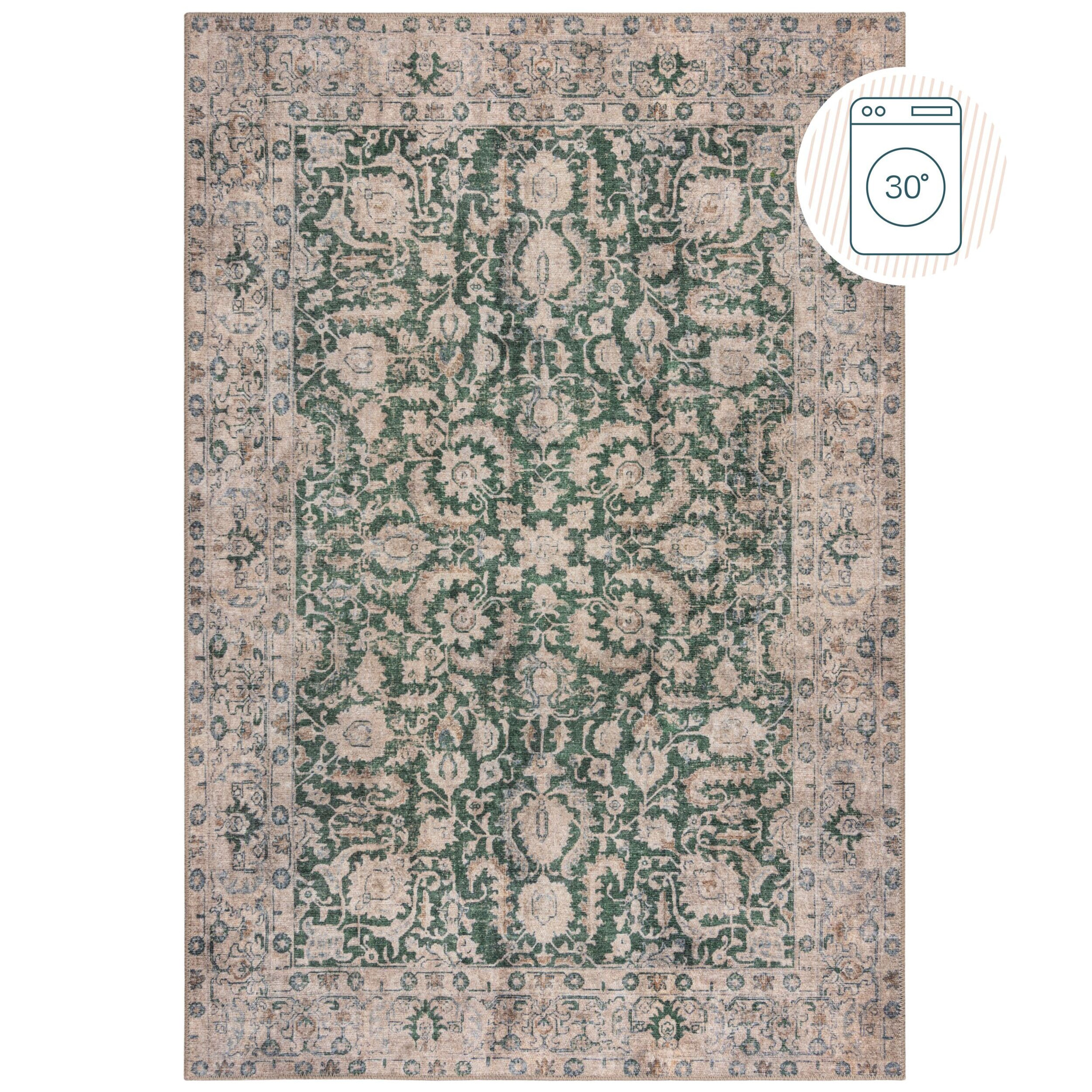 Tapis lavable BEAU FLORAL
