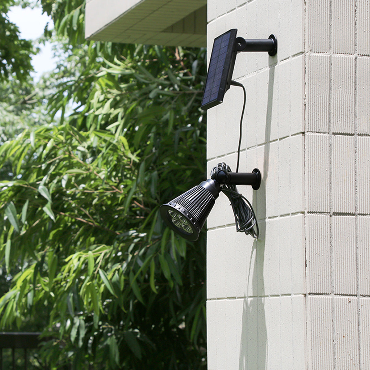 2 Spot solaire projecteur SPIKY AWAY 200LM