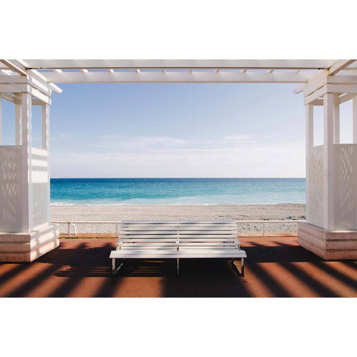 Tableau paysage fenêtre sur la mer  Tableau plexiglas