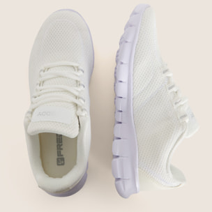 Scarpe Sportive Donna in Mesh e Similpelle con Suola EVA