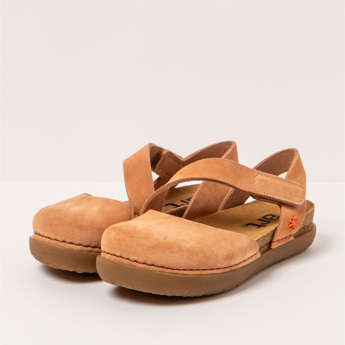 Sandalias 1712S SILK SUEDE PEACH/ RHODES color Peach