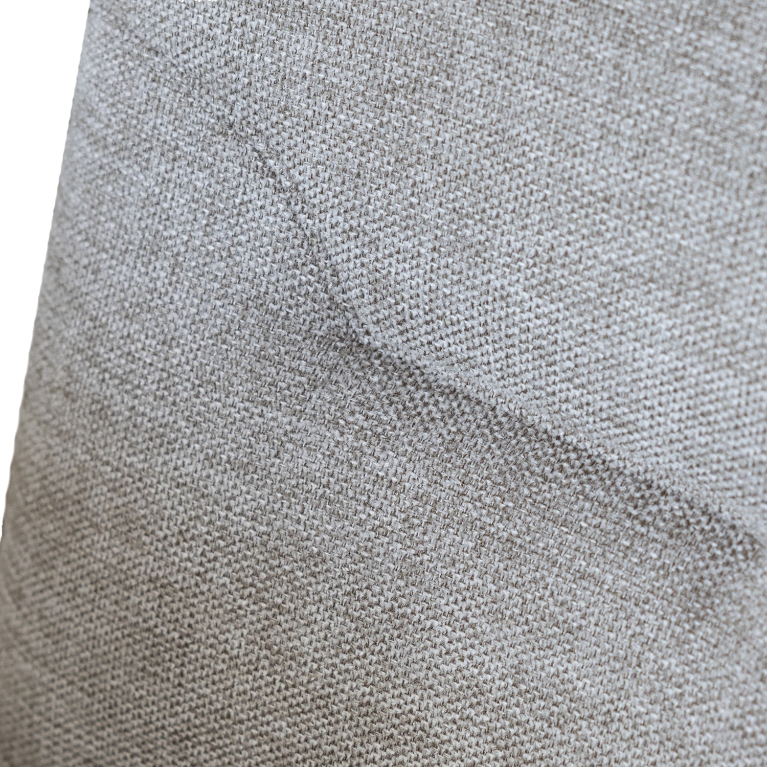 Lot de 2 chaises en tissu beige AREN