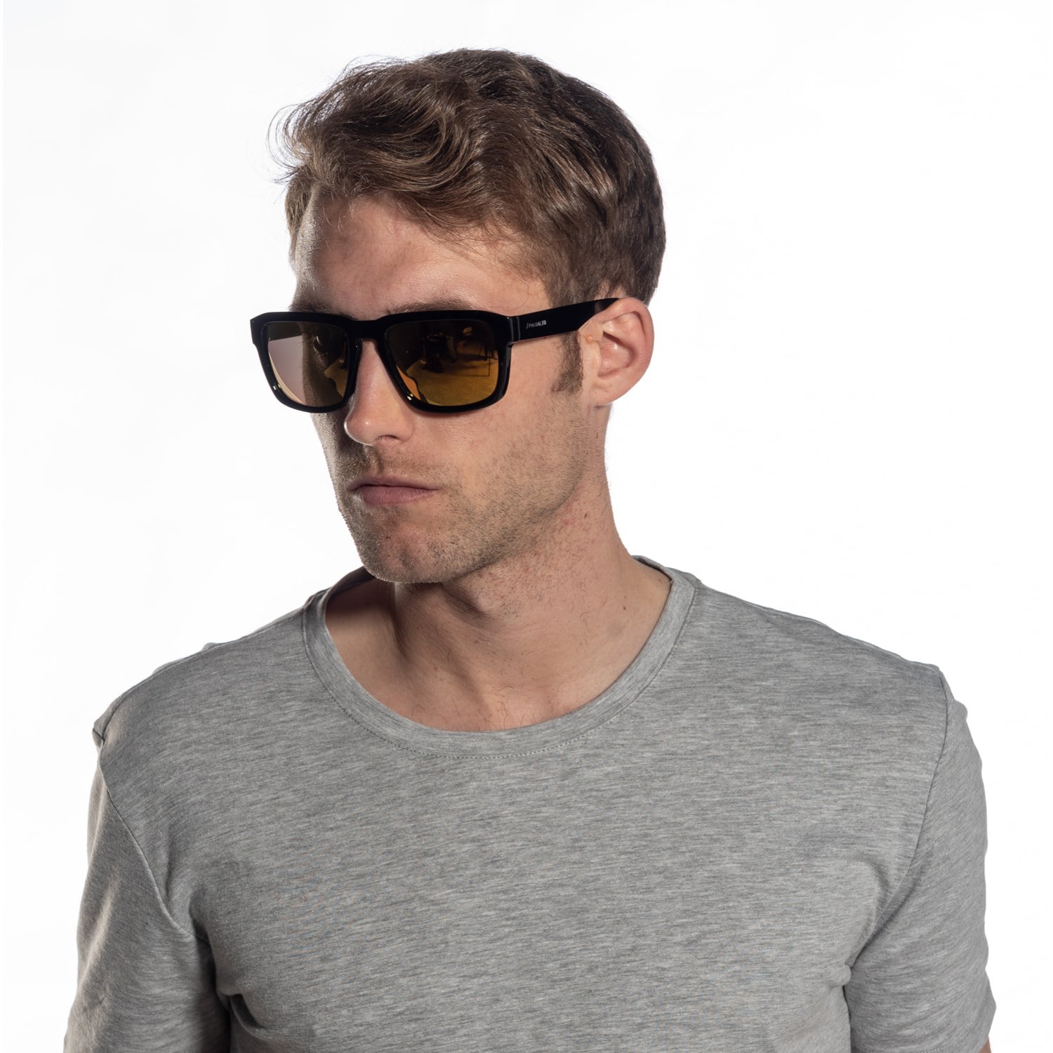 Gafas de sol PALO ALTO VERONA - Lente revo negro brillante y dorado