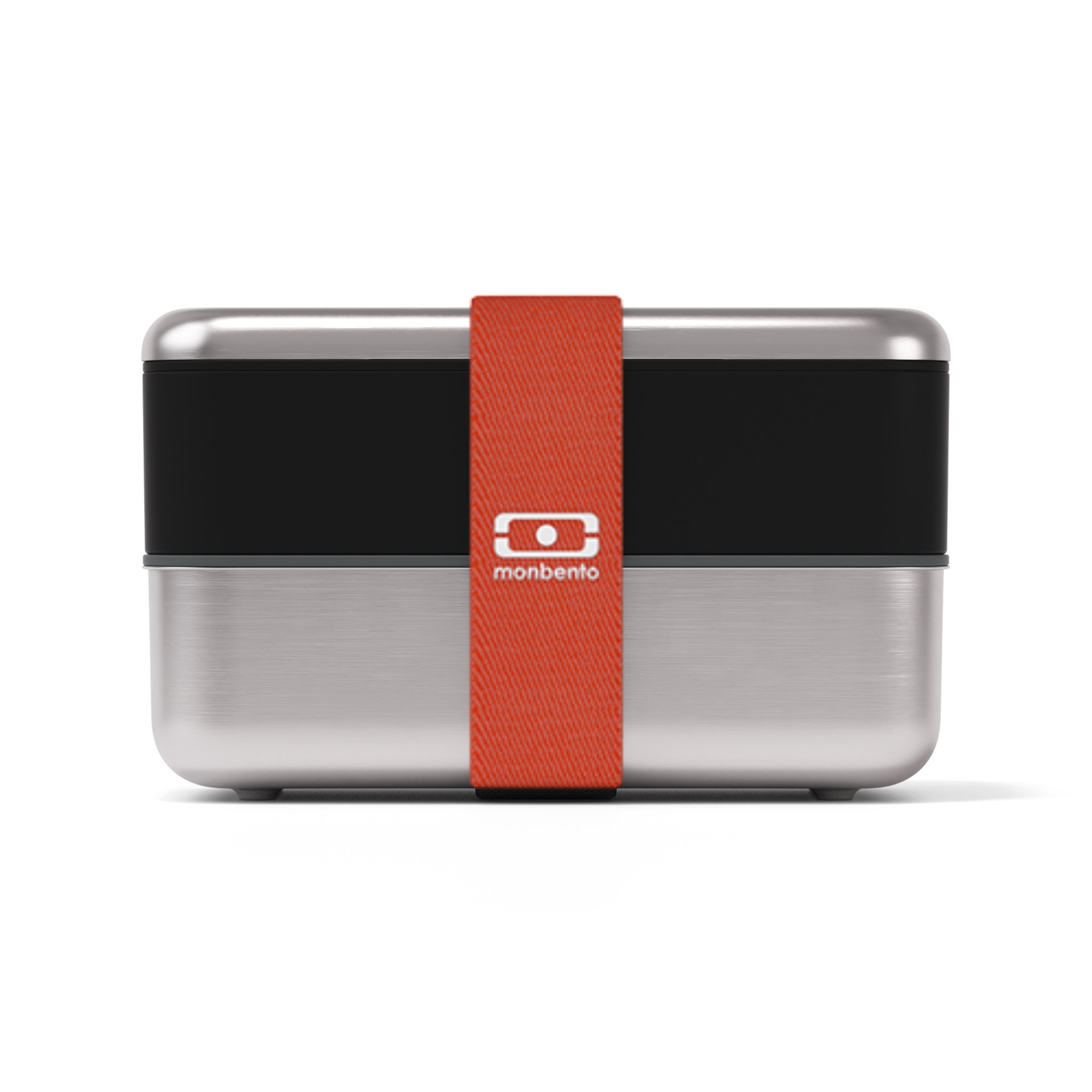 Set lunch box en métal micro-ondable Sense Gris coton 700ml + accessoires