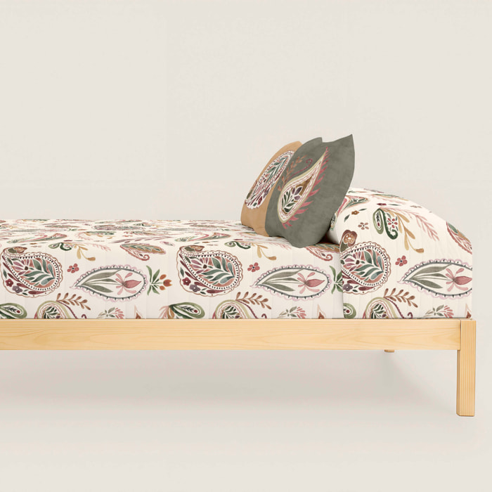 Colcha Bouti Estampada - 2/3 Piezas - 100% Poliéster - Microfibra - 70 gr/m² - Ashley
