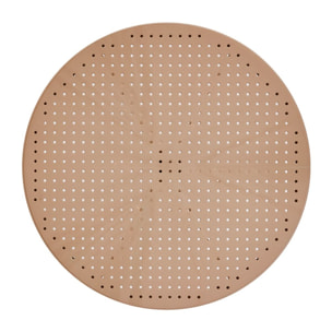 Tavolino basso da esterno in polipropilene 60x60x41cm tortora – Obidos