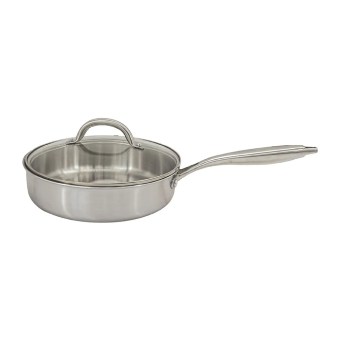 Sauteuse 24 cm en inox 18/10 Triply Fackelmann Vita3