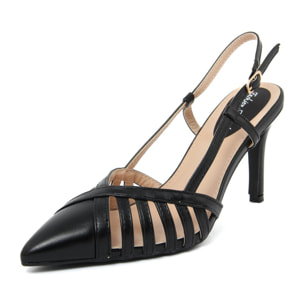 Slingback Donna colore Nero-Altezza tacco:9cm