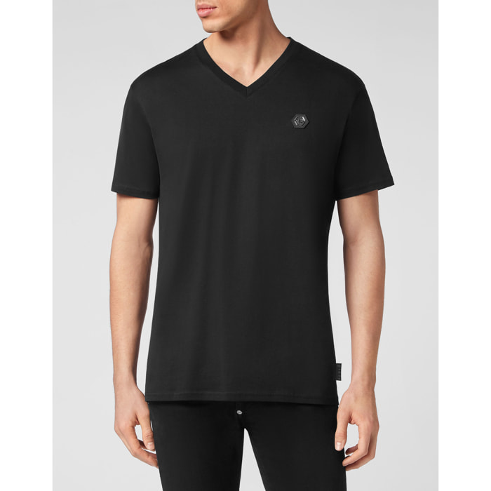 PHILIPP PLEIN T-Shirt V-Neck GOTHIC PLEIN