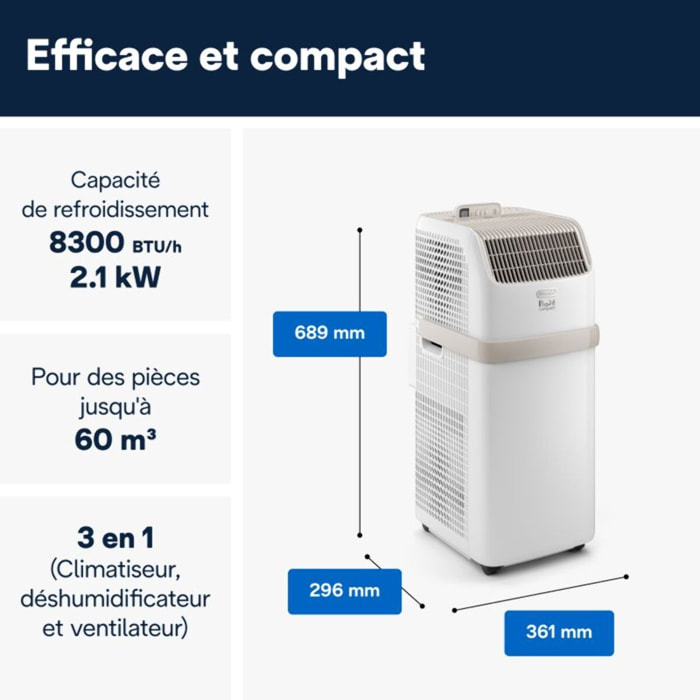 Climatiseur DELONGHI PAC ES72 CLASSIC