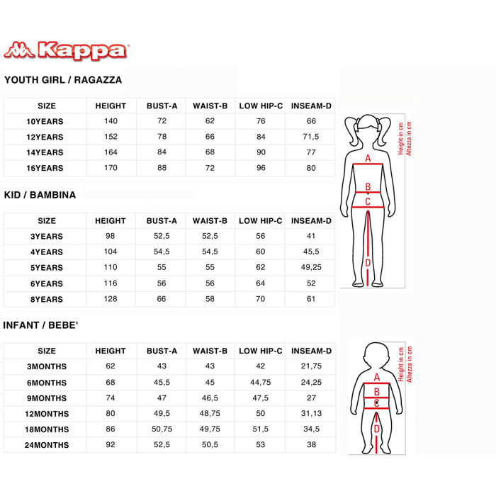 Gonne Kappa Bambina Babette Blu