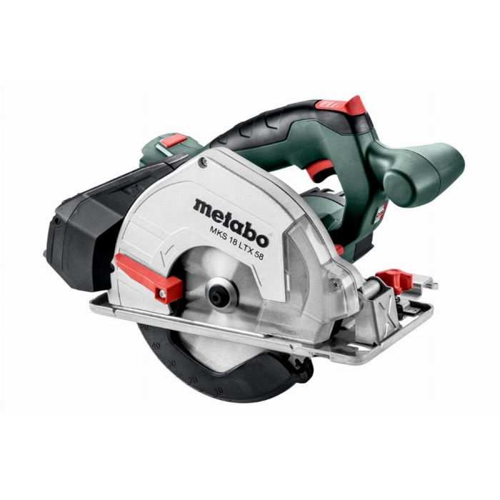 Scie circulaire à métaux MKS 18 LTX 58 METABO sans batterie ni chargeur + coffret MetaBox - 600771840