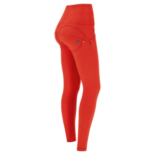 Pantaloni push up WR.UP® vita alta superskinny tessuto navetta