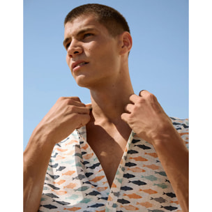 Camisa Manga Corta Naranja - Rosspe