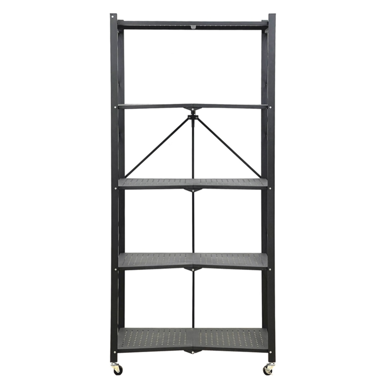 Scaffale in bambù naturale 3 ripiani 60X26X66 cm