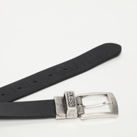 Ceinture - réversible - noir - L: 100 cm