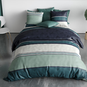 Parure Housse De Couette 3pcs 100% Coton 57 Fils Antika