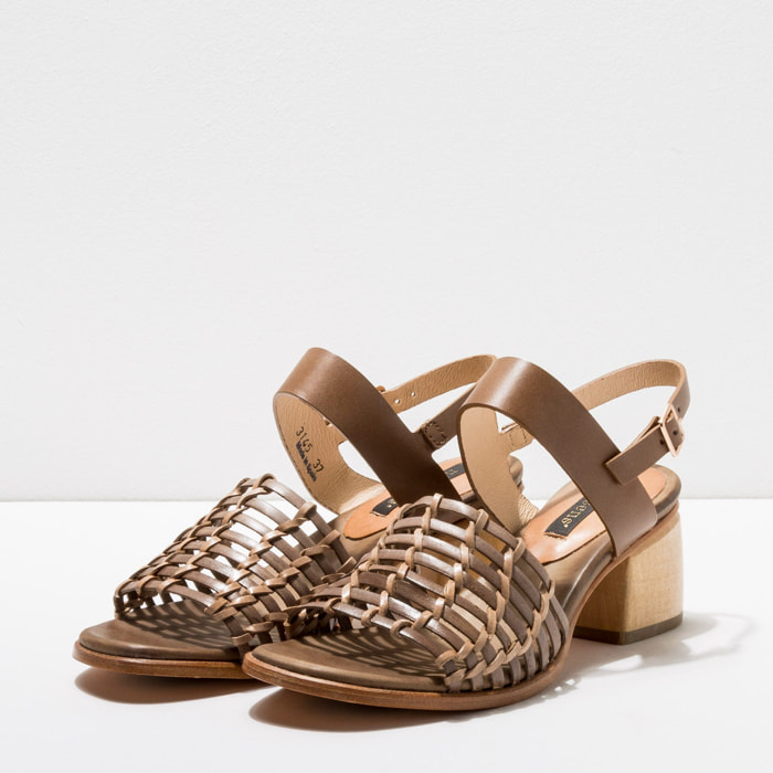 Sandalias S3145 BRAIDED TAUPE / VERDISO color Taupe