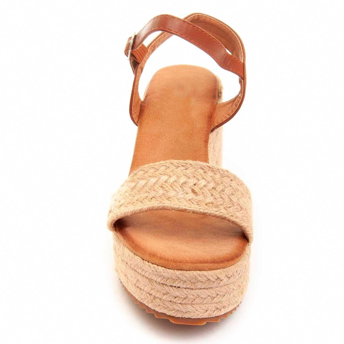 Sandalias de Tacón - Beige - Altura: 7 cm