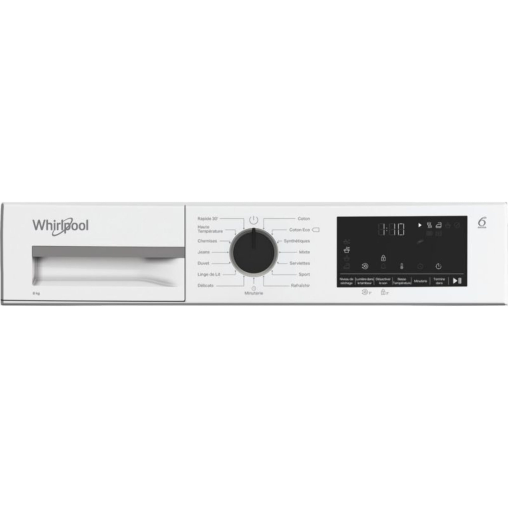 Sèche linge pompe à chaleur WHIRLPOOL CWSD83MWBSFR