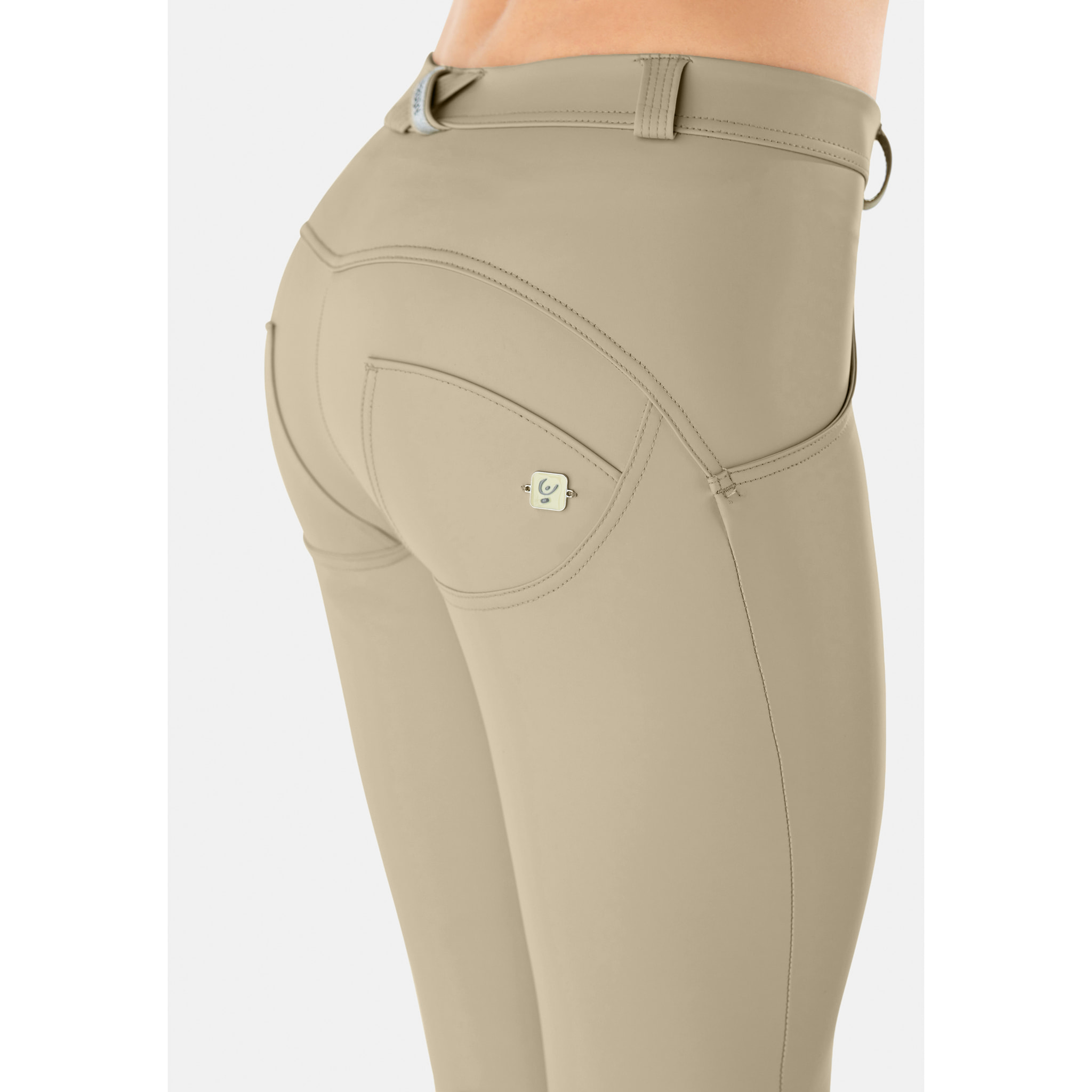 Pantaloni push up WR.UP® superskinny similpelle ecologica