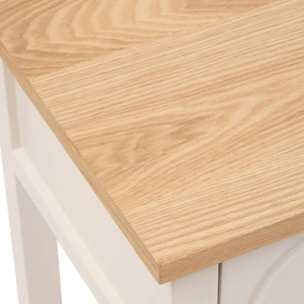 Console Mohea ivoire 2 tiroirs