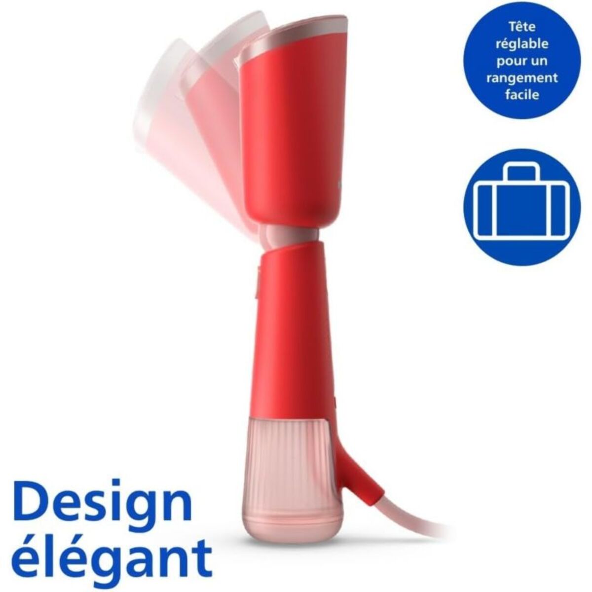 Défroisseur vapeur PHILIPS STH5020/40 Steamer Série 5000 Corail, 35 sec*, 1300W