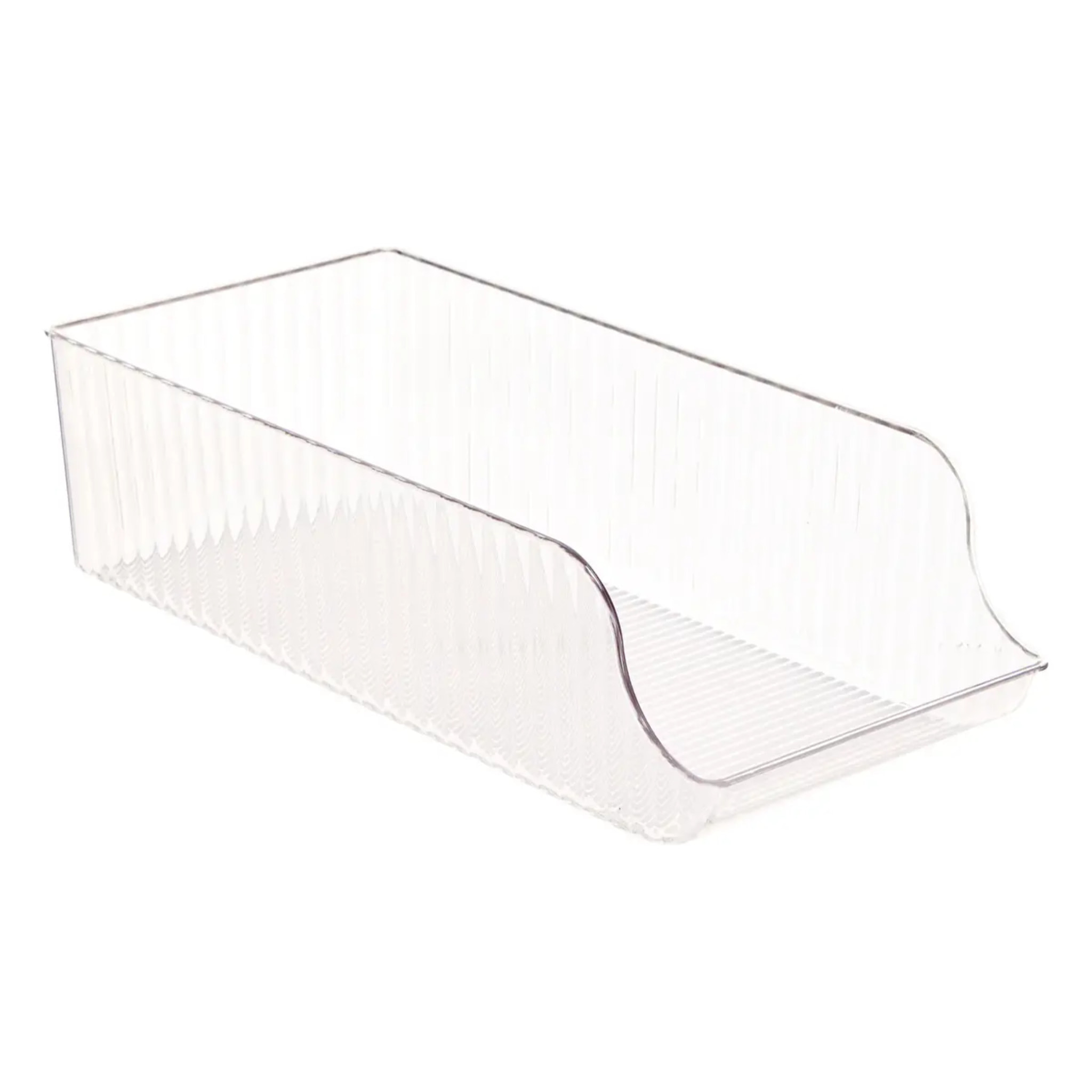 Rangement réfrigérateur canettes Streaks transparent