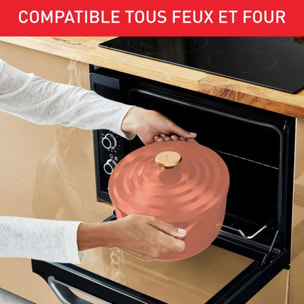 Cocotte TEFAL AIR SOFT LIGHT 30X23cm Terra cotta
