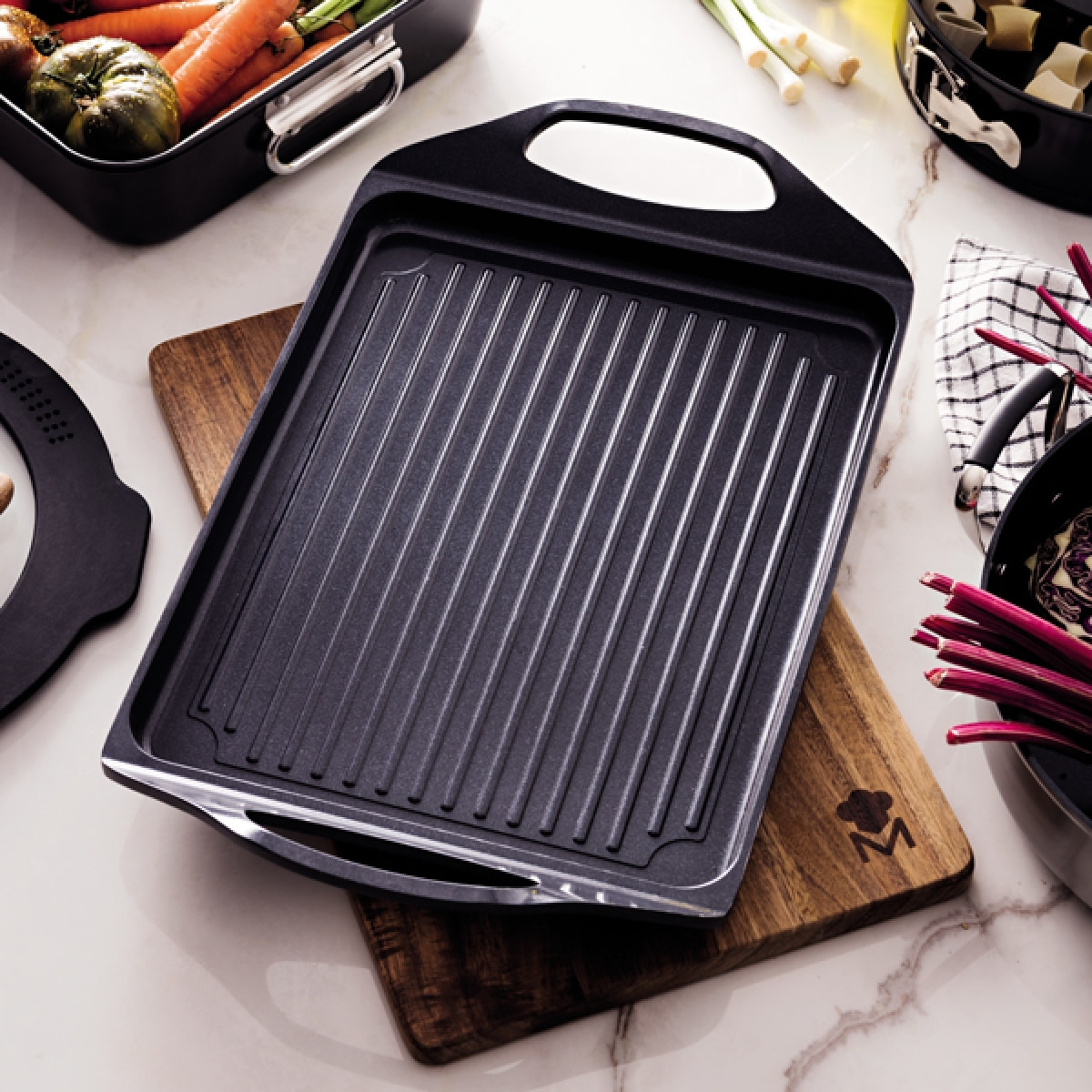 ASADOR GRILL 34X26CM ALUMINIO FUNDIDO IND SMART MP