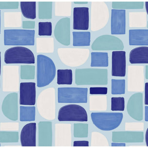 Papier peint panoramique Mint nebula Intissé